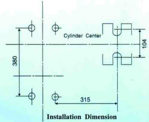 one cylinder cement silo compressor with water cooled diesel engine set2