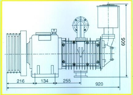gwb 6.1 6cbm stationary type bulker compressor