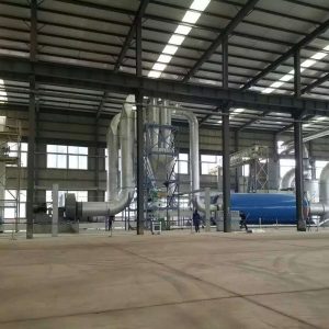 full automatic three pass rotary drum sawdust dryer